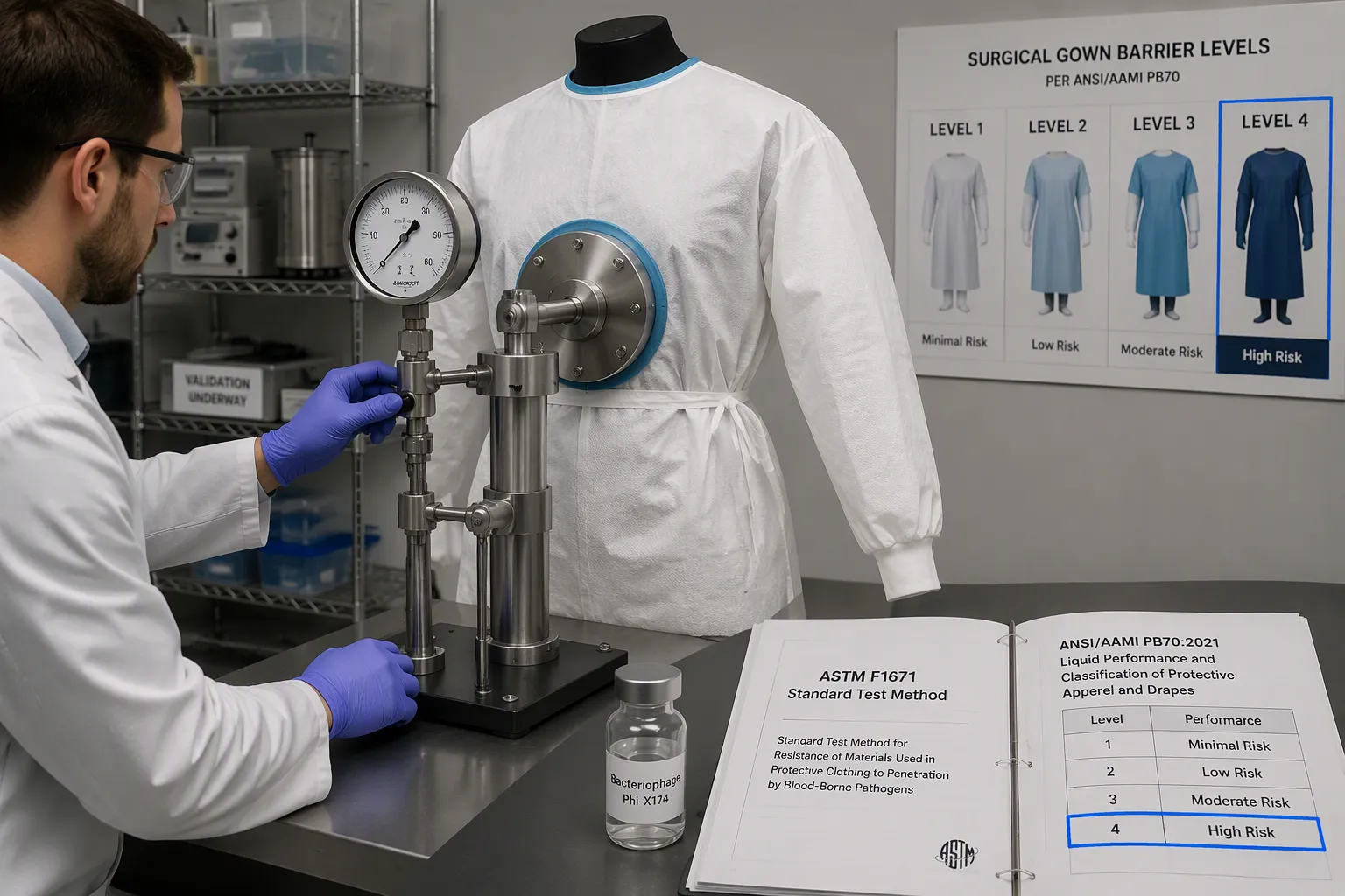 AAMI Level 4 Gown Standards and Test Requirements