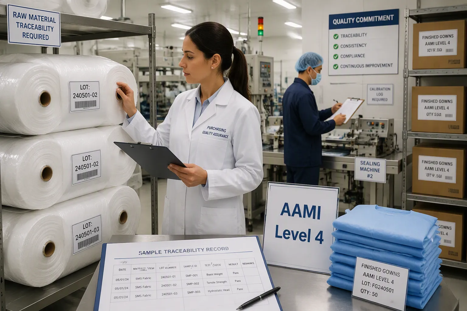 AAMI Level 4 Gown Supplier Audit Checklist for Buyers