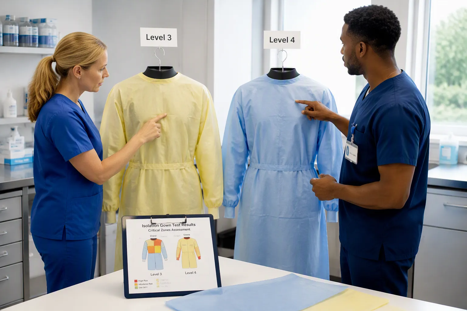 AAMI Level 3 vs Level 4 Gowns: Tests, Critical Zones and Buying Criteria