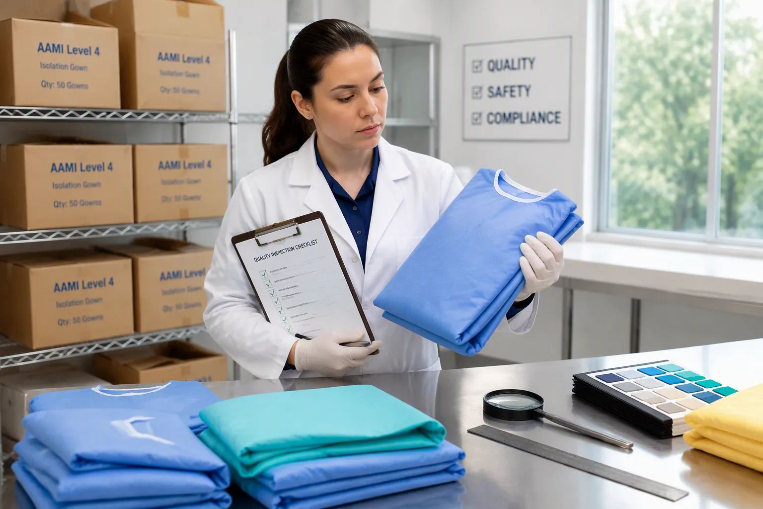 AAMI Level 4 Gown Supplier Audit Checklist for Hospital and Private-Label Buyers
